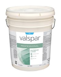 Valspar  Contractor Professional  Exterior  Acrylic Latex  Paint  Flat  5 gal. Light Base 