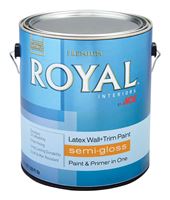 Ace  Royal  Interior  Acrylic Latex  Wall & Trim Paint  Semi-Gloss  1 gal. Mid-Tone High-Hiding Base 