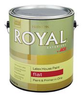 Ace  Royal  Exterior  Acrylic Latex  House Paint & Primer  Flat  1 gal. Mid-Tone High-Hiding Base 
