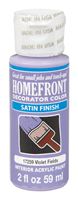 Homefront  Decorator Color  Interior  Acrylic Latex  Paint  Violet Fields  Satin  2 oz. 