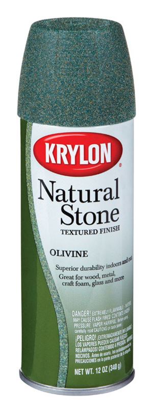 Krylon  Olivine  Textured  Natural Stone Spray Paint  12 oz.
