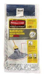 Rubbermaid Commercial Maximizer #24 Finishing Mop Refill Rayon 1 pk 