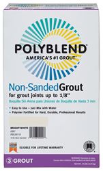 Custom Polyblend  Bright White  Grout  10 lb. 