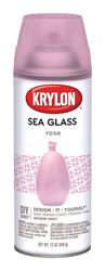 Krylon  Semi-Tranlucent  Rose  Low  Sea Glass Spray  12 oz. 