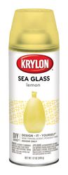 Krylon Semi-Tranlucent Lemon Low Sea Glass Spray 12 oz. 