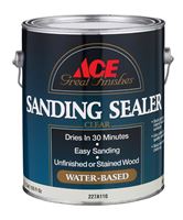 Ace  Latex  Sanding Sealer  Clear  1 gal. 