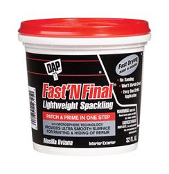 DAP Fast N Final Ready to Use White Lightweight Spackling Compound 1 qt. 