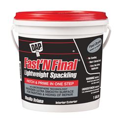 DAP Fast N Final Ready to Use White Lightweight Spackling Compound 1 gal. 