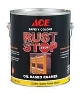Ace  Gloss  Rust Stop Oil-based Enamel Paint  400g/L  Safety Yellow  1 gal. 
