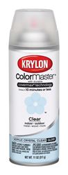 Krylon  ColorMaster  Crystal Clear  Gloss  Acrylic Paint + Primer Spray  11 oz. 