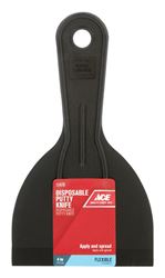 Ace Disposable 4 in. W Plastic Flexible Putty Knife 