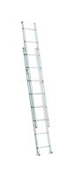 Werner Aluminum 16 ft. H Extension Ladder 200 lb. Type III 