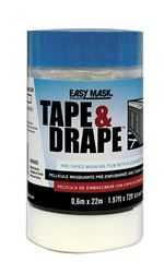 Easy Mask  Heavy Weight  Plastic  Drop Cloth  1.97 ft. W x 72 ft. L x 0.5 mil 