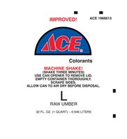 Ace  Universal Machine  L Raw Umber  Paint Colorant  1 qt. 