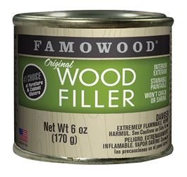 Famowood Oak/Teak Wood Filler 6 oz. 