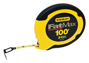 Stanley FatMax Tape Measure 3/8 in. W x 100 ft. L