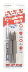 Best Way Tools  Multi Size  Phillips/Slotted  Double Ended Screwdriver Bit  5/16 in. Dia. x 2-3/4 in 