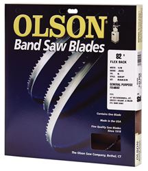 Olson  82 in. L x 0.1 in. W Carbon Steel  Band Saw Blade 