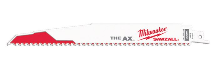 Milwaukee  The AX  9 in. L 5 TPI Bi-Metal  Sawzall Blade  5 pk 