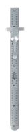 General Tools Precision Rule 1/2 in. W x 6 in. L Stainless Steel 