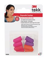 Tekk Disposable Ear Plugs 32 dB Orange/Purple 4 pair 
