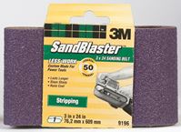 3M  SandBlaster  Sanding Belt  3 in. W x 24 in. L 50 Grit Coarse  1 pk 
