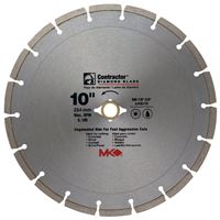 M.K. Diamond  10 in. Dia. Diamond  Segmented Rim Circular Saw Blade  For Cutting Concrete and Masonr 