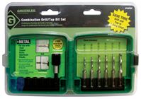 Greenlee  High Speed Steel  Hex  Multi Size  Dia. Drill and Tap Bit Set  6 pc. 