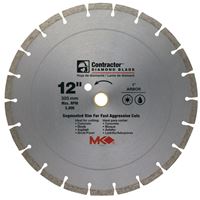 M.K. Diamond 12 in. Dia. Diamond Segmented Rim Circular Saw Blade For Cutting Concrete and Masonr 