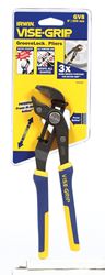 Irwin Vise-Grip 8 in. Alloy Steel Tongue and Groove Pliers Blue/Yellow 1 pk 
