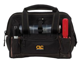 CLC  Tote Bag with Plastic Tray  9 in. H x 12 in. L x 8 in. W 3 inside pockets 13 outside pockets 