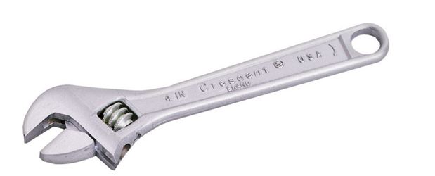 Crescent  4 in. L Alloy Steel  Adjustable Wrench 