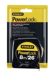 Stanley PowerLock  Tape Measure  1 in. W x 26 ft. L 