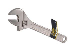 Steel Grip  10 in. L Hardened Steel  Adjustable Wrench