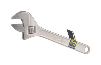 Steel Grip  12 in. L Chrome Plated  Adjustable Wrench 