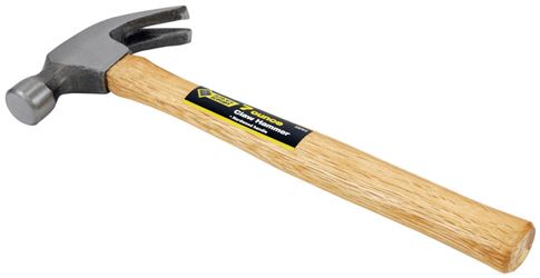 Steel Grip  7 oz. Hardwood  Claw Hammer 