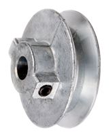 Chicago Die Cast Single V Grooved Pulley A 4 in. x 1/2 in. Bulk 