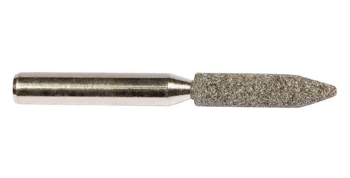 Forney 1-1/8 in. Dia. x 1/4 in. L Aluminum Oxide Stem Mounted Point Cone 50510 rpm 1 pc. 