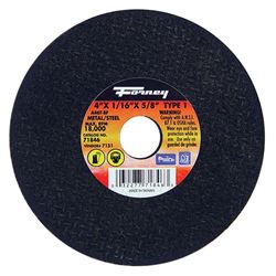 Forney  Metal Cut-Off Wheel  4 in. Dia. x 1/16 in. thick  x 5/8 in. 