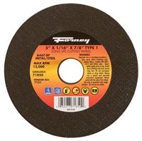 Forney  Metal Cut-Off Wheel  5 in. Dia. x 1/16 in. thick  x 7/8 in. 