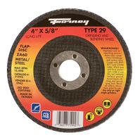 Forney  4 in. Dia. x 5/8 in.  Blue Zirconia  Flap Disc  60 Grit 
