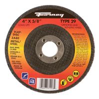 Forney  4 in. Dia. x 5/8 in.  Blue Zirconia  Flap Disc  80 Grit 