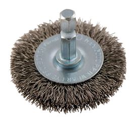 Forney 2 in. Crimped Wire Wheel Brush Metal 6000 rpm 1 pc. 