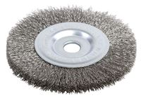 Forney 4 in. Crimped Wire Wheel Brush Metal 6000 rpm 1 pc. 