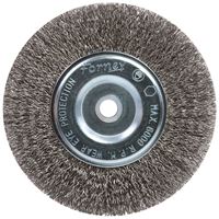 Forney 6 in. Crimped Wire Wheel Brush Metal 6000 rpm 1 pc. 