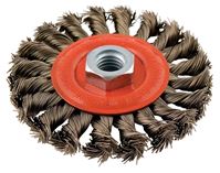 Forney 4 in. Crimped Wire Wheel Brush Metal 20000 rpm 1 pc. 