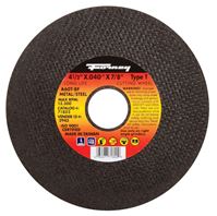 Forney  Metal Cut-Off Wheel  4-1/2 in. Dia. x .040 in. thick  x 7/8 in. 