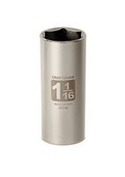 Craftsman  1/2 in. Drive  6 Point 1-1/16 in. Deep  Socket 