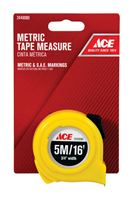 Ace  Metric Tape Measure  3/4 in. W x 16 ft. L 