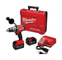 Milwaukee  M18 Fuel  18 volts 1/2 in. Single Sleeve Ratcheting  Cordless Drill/Driver Kit 